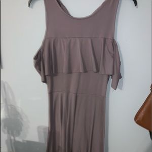 Off the shoulder and strap dress